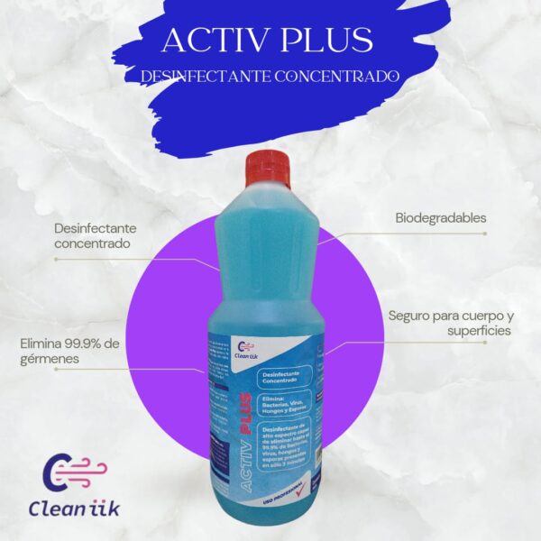 DESINFECTANTE Y SANITIZANTE ACTIV PLUS